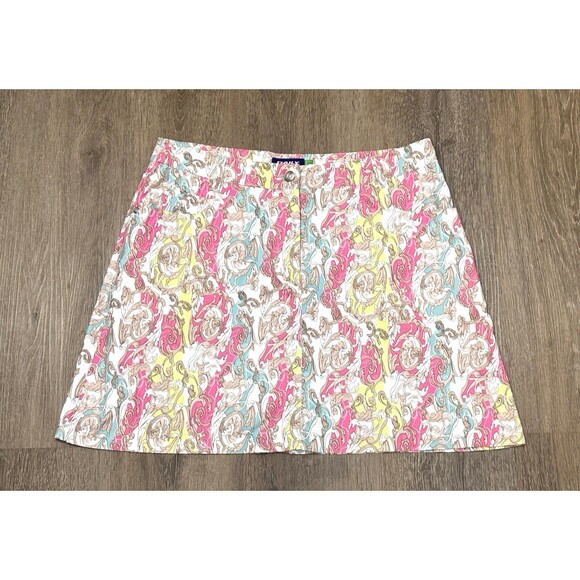 Daily Sports Multicolor Paisley Print Skort Women’s Size 10 Golf Tennis Active - Picture 1 of 10